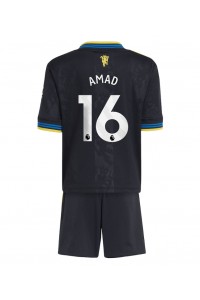 Manchester United Amad Diallo #16 Babytruitje 3e tenue Kind 2025-26 Korte Mouw (+ Korte broeken)